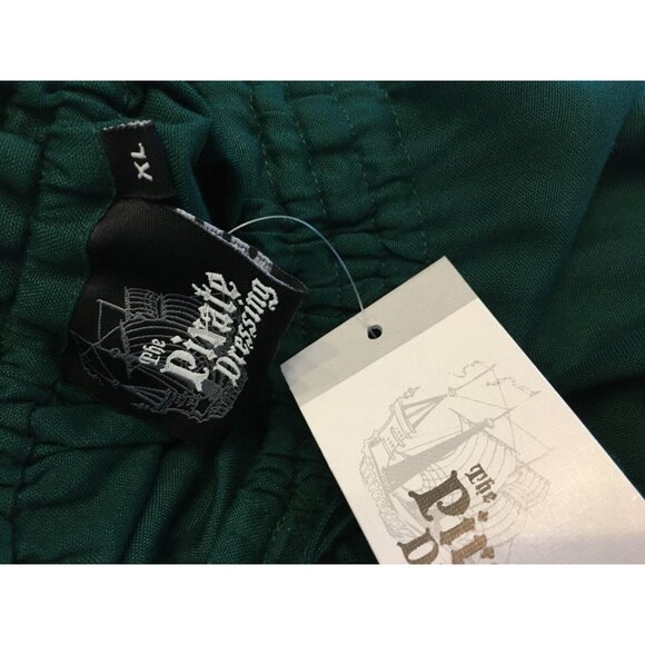 The Pirate Dressing Halloween Costume Pants Green Renaissance Festival Mens XL - Picture 14 of 14